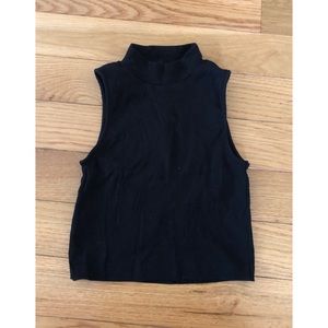 H&M Mock Neck Crop Top